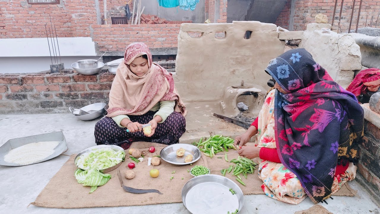 🌄गाँव की सुबह खाने में |Indian Villege Natural Morning cooking |Village HouseThe Traditionally Life