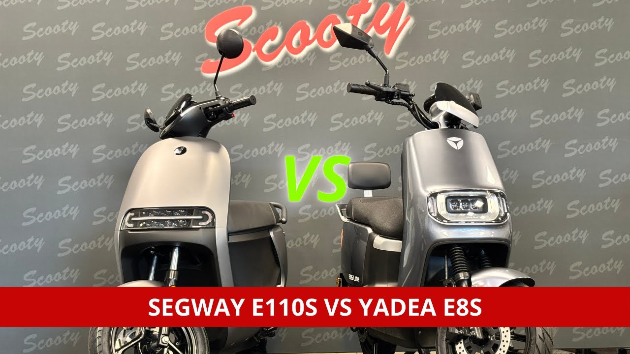 Segway E110S VS Yadea E8S Elektrische scooters - Kijk & Vergelijk / afl 1