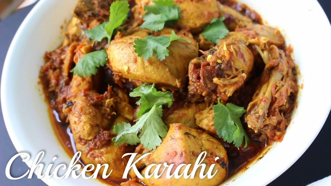 Simple Chicken Karahi Recipe Without Yogurt - SKW