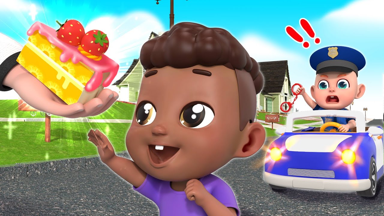 Don't Eat Food From Strangers 🍬| Police Song | Safety Tips | Rosoo Nursery Rhyme & Kids Songs