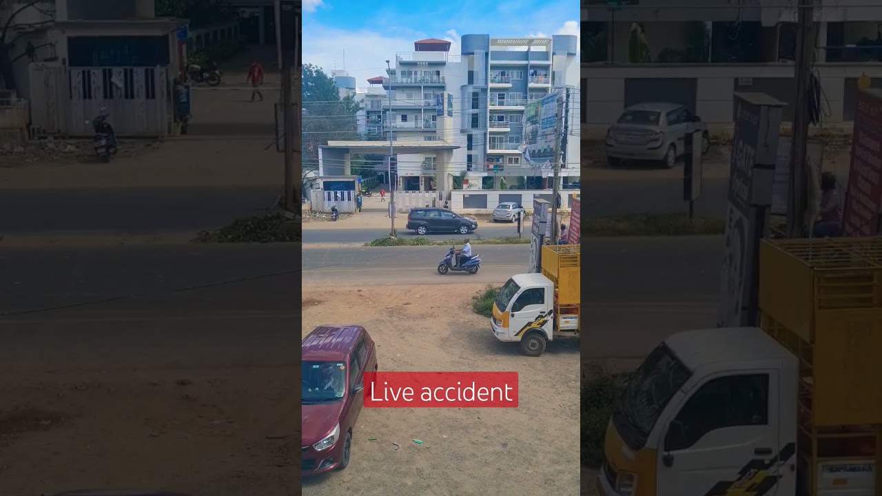 Fortuner live accident 