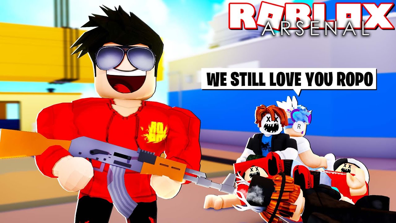 DISTROYING my FANS in Roblox Arsenal...