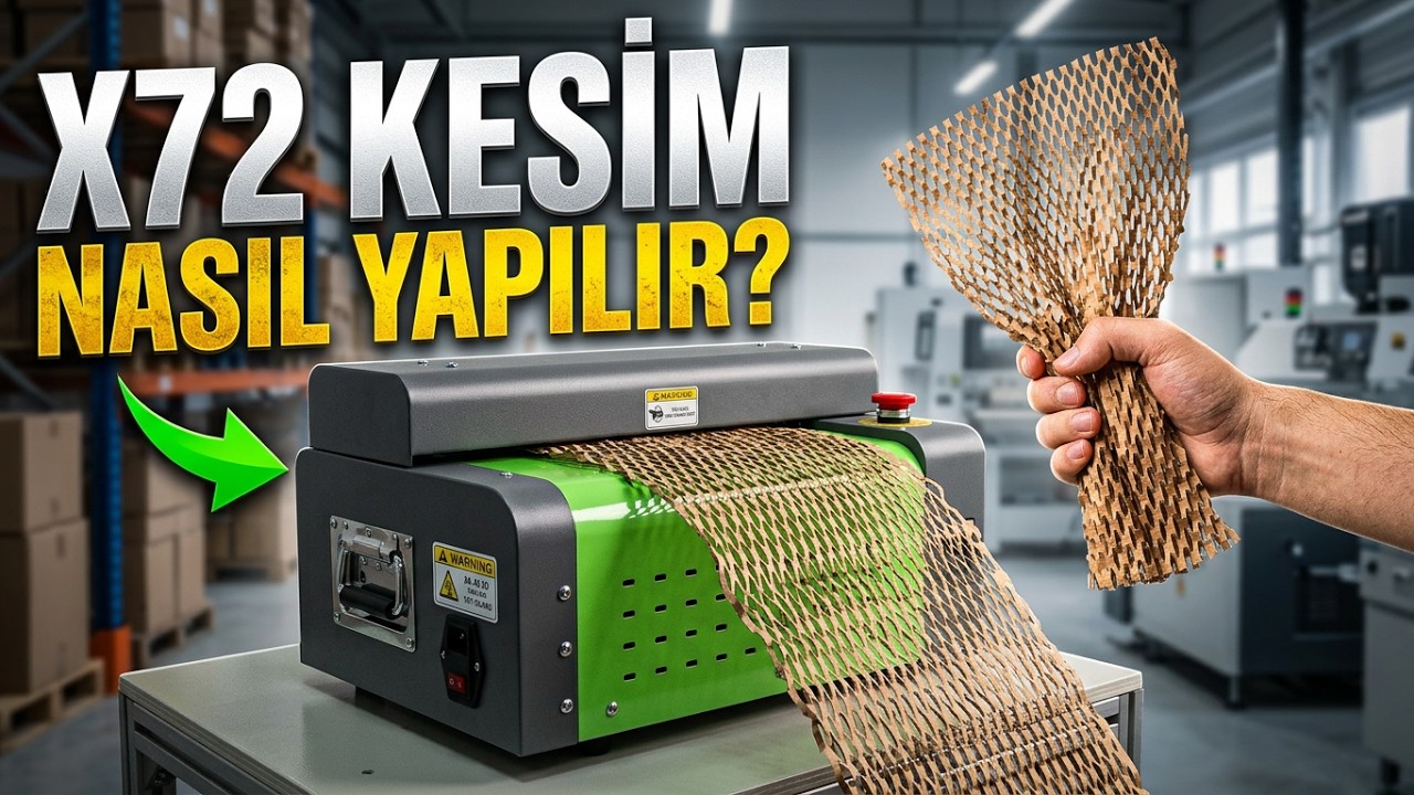 X72 Karton Kesme Makinası Nasıl Kullanılır ?