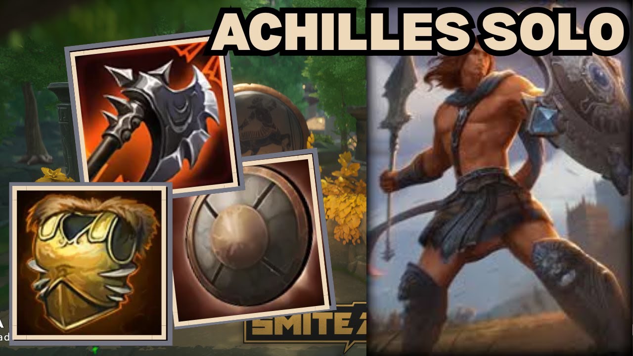 Fatal Strike!! - Геймплей Achilles Deity Solo Smite 2