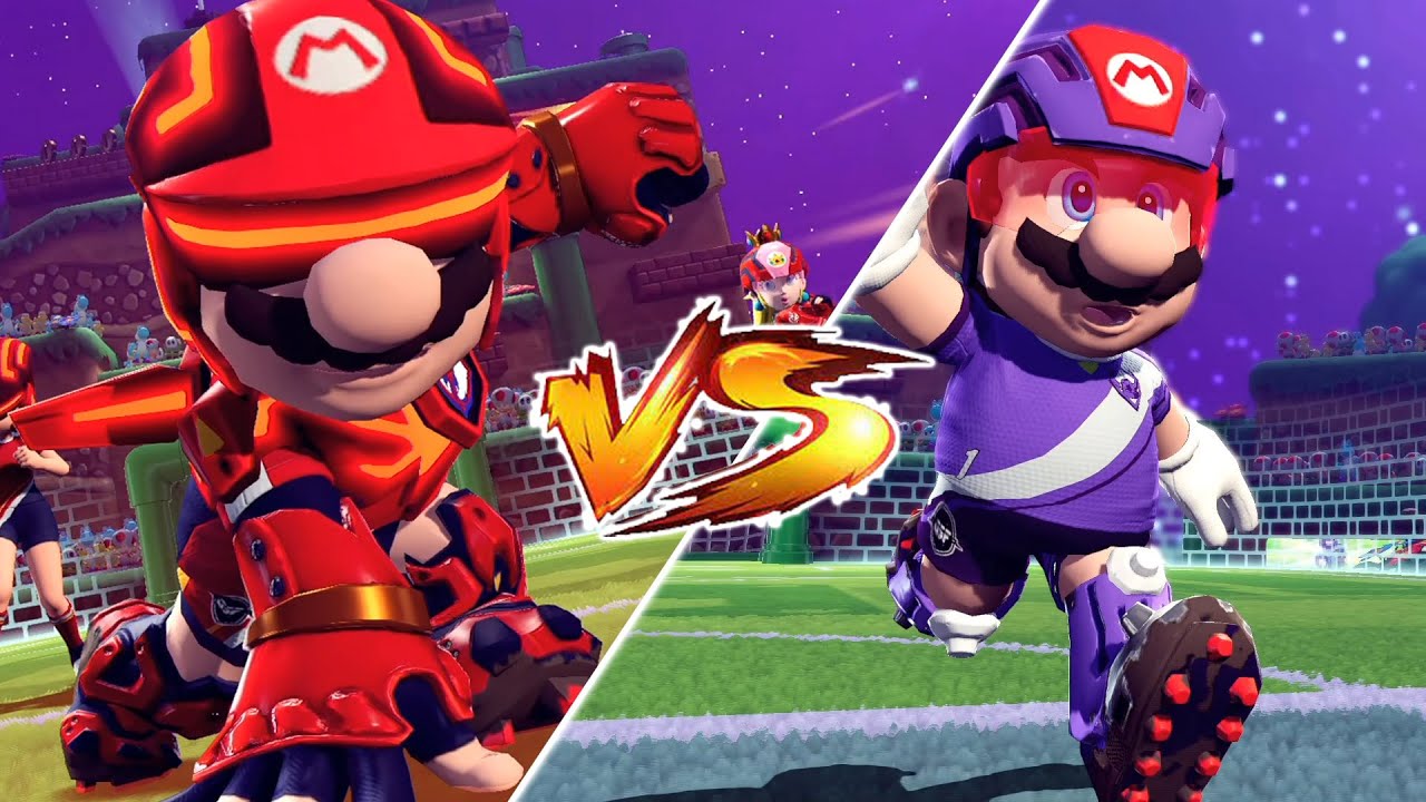 Mario Strikers Battle League - Mario, Luigi, Peach, Daisy Championship Cup