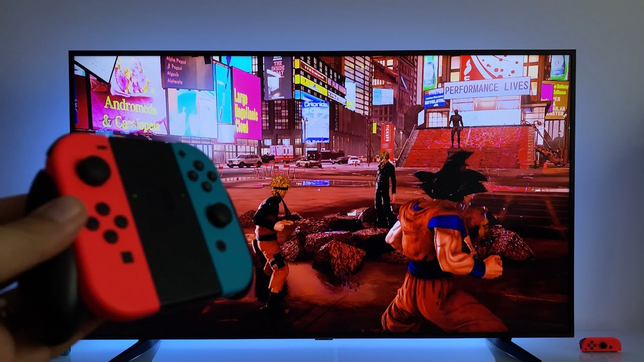 JUMP FORCE | Nintendo Switch dock mode 4K TV