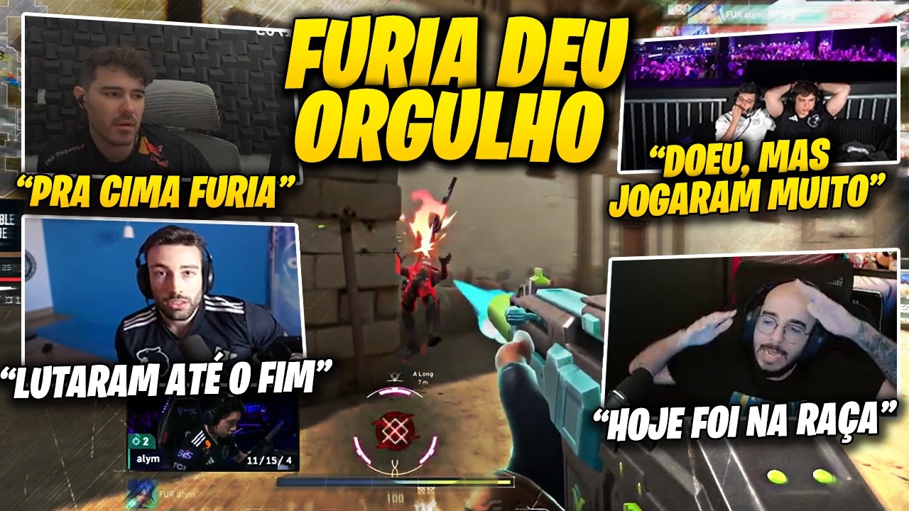 STREAMERS NÃO ACREDITAM NO QUE ACONTECEU EM FURIA VS BBL. #valorantclips #valorantbrasil