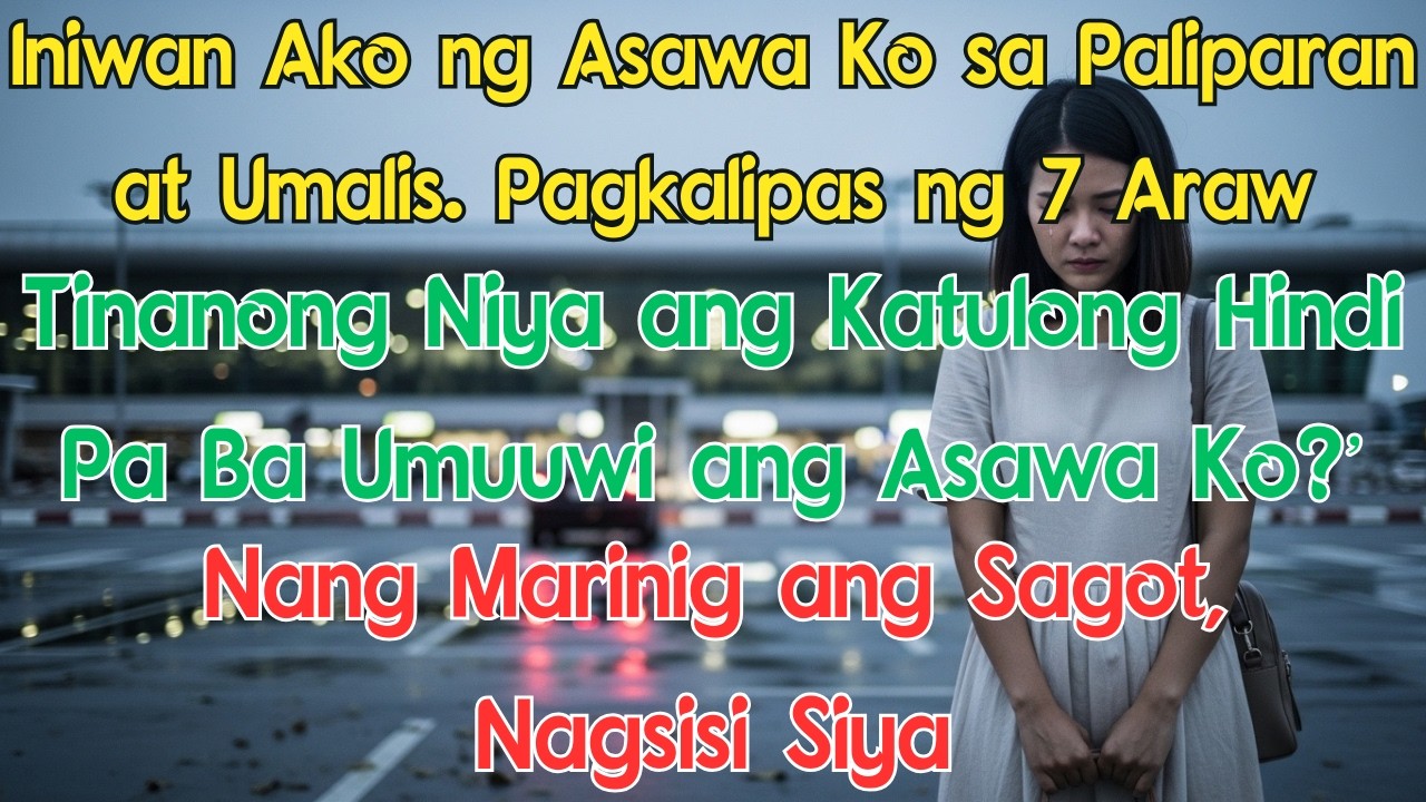 Iniwan Ako ng Asawa Ko sa Paliparan at Umalis. Pagkalipas ng 7 Araw, Tinanong Niya ang Katulong