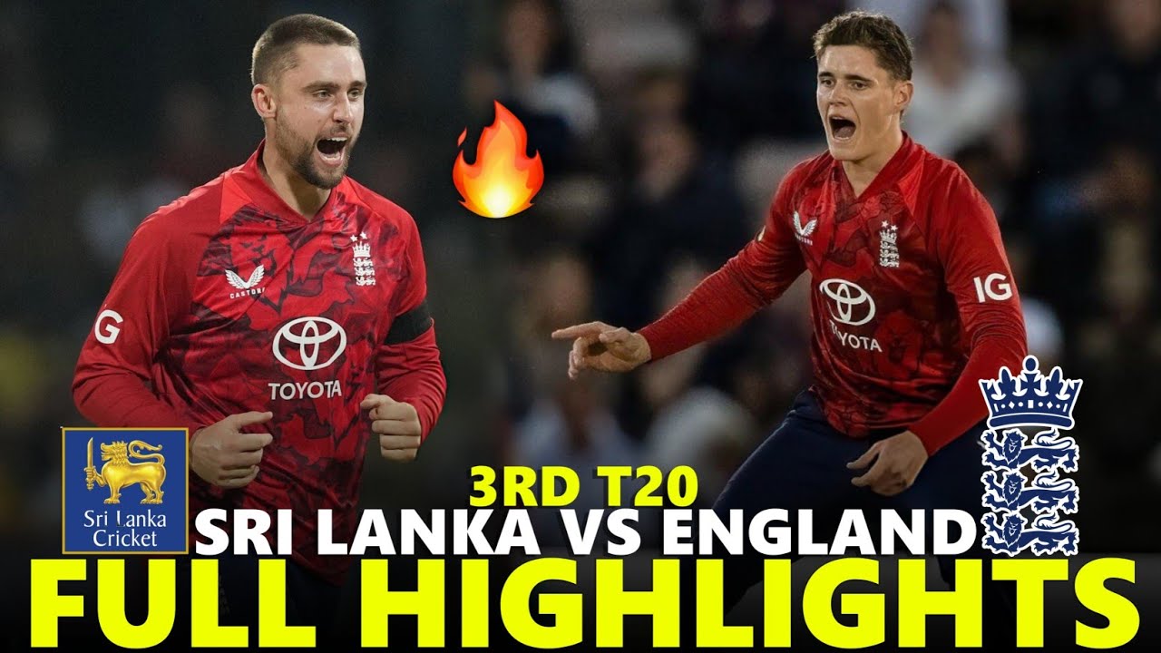 England vs Sri Lanka Full Highlights 3rd T20 2026 | ENG VS SL