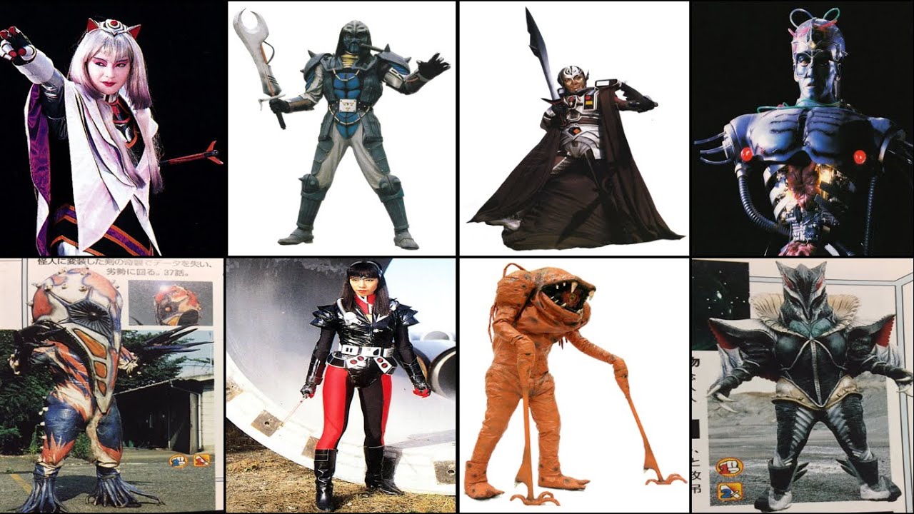 All Changeman Monsters/Villains