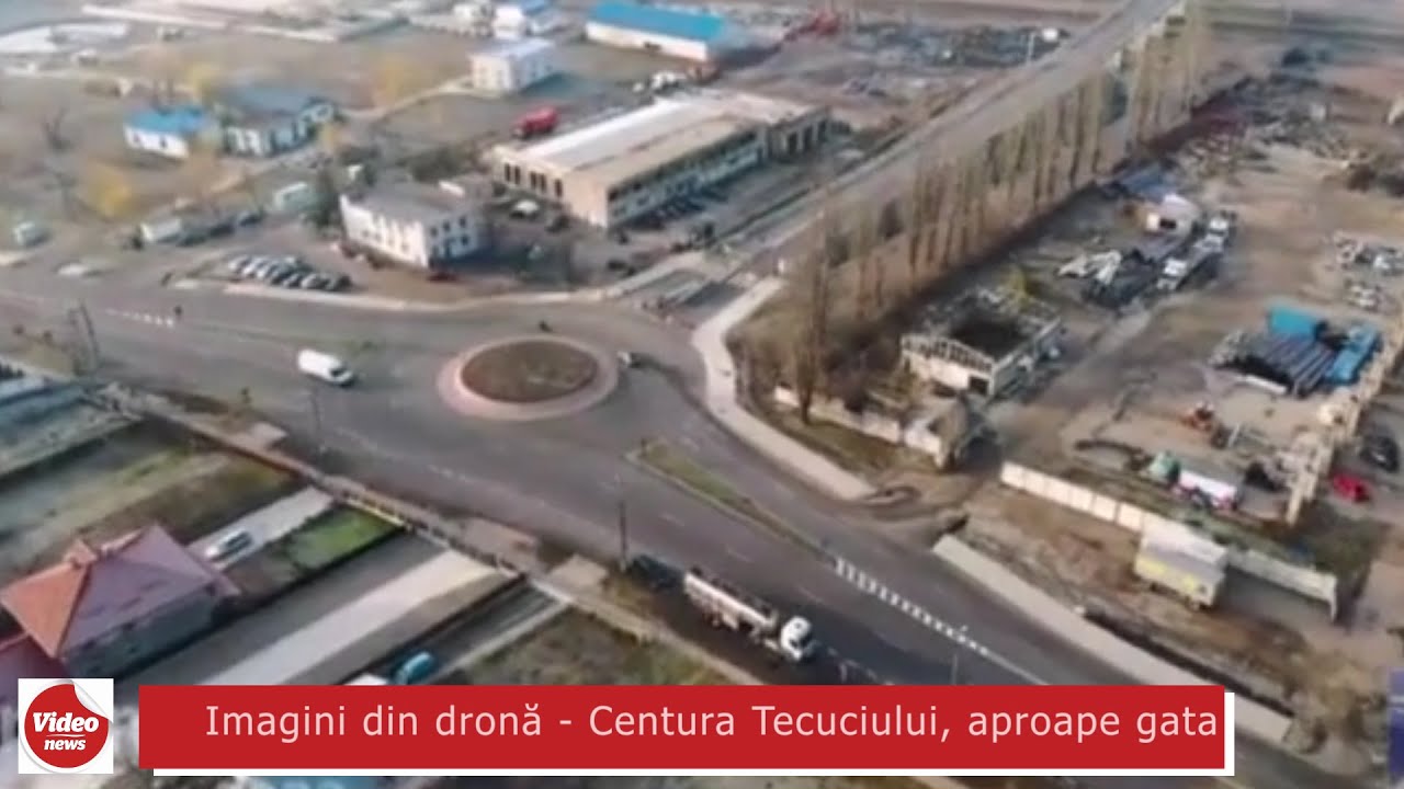 Imagini din drona CNAIR - Centura Tecuciului, aproape finalizată