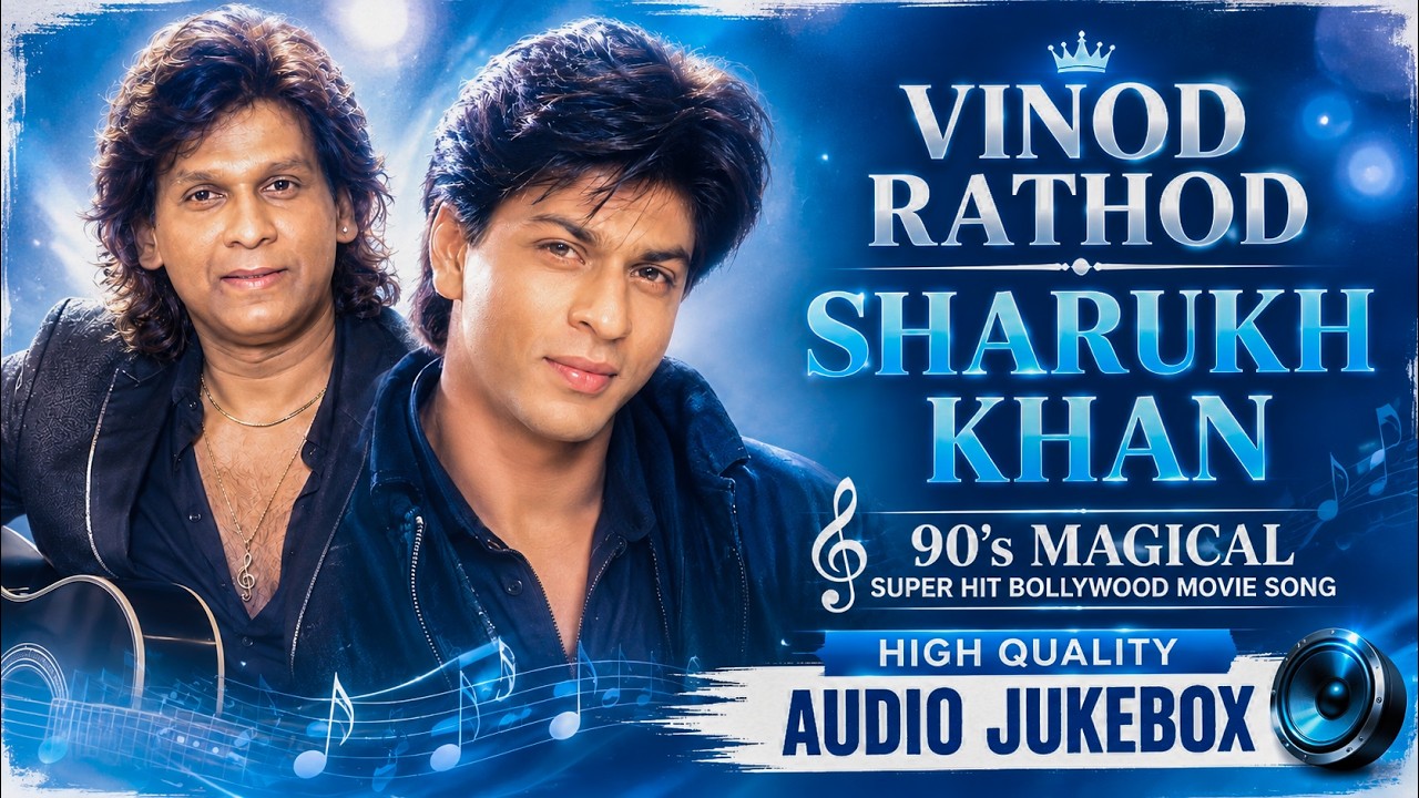 Vinod Rathod  & Shah Rukh Khan ❤️ 90s Superhit Songs | Evergreen Bollywood Jukebox