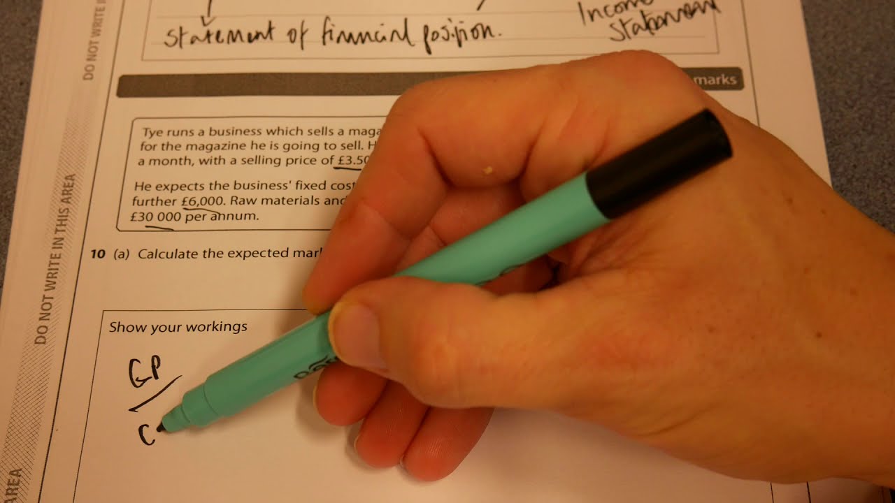 Personal & Business Finance NEW Sample Paper: BTEC Level 3 Exam