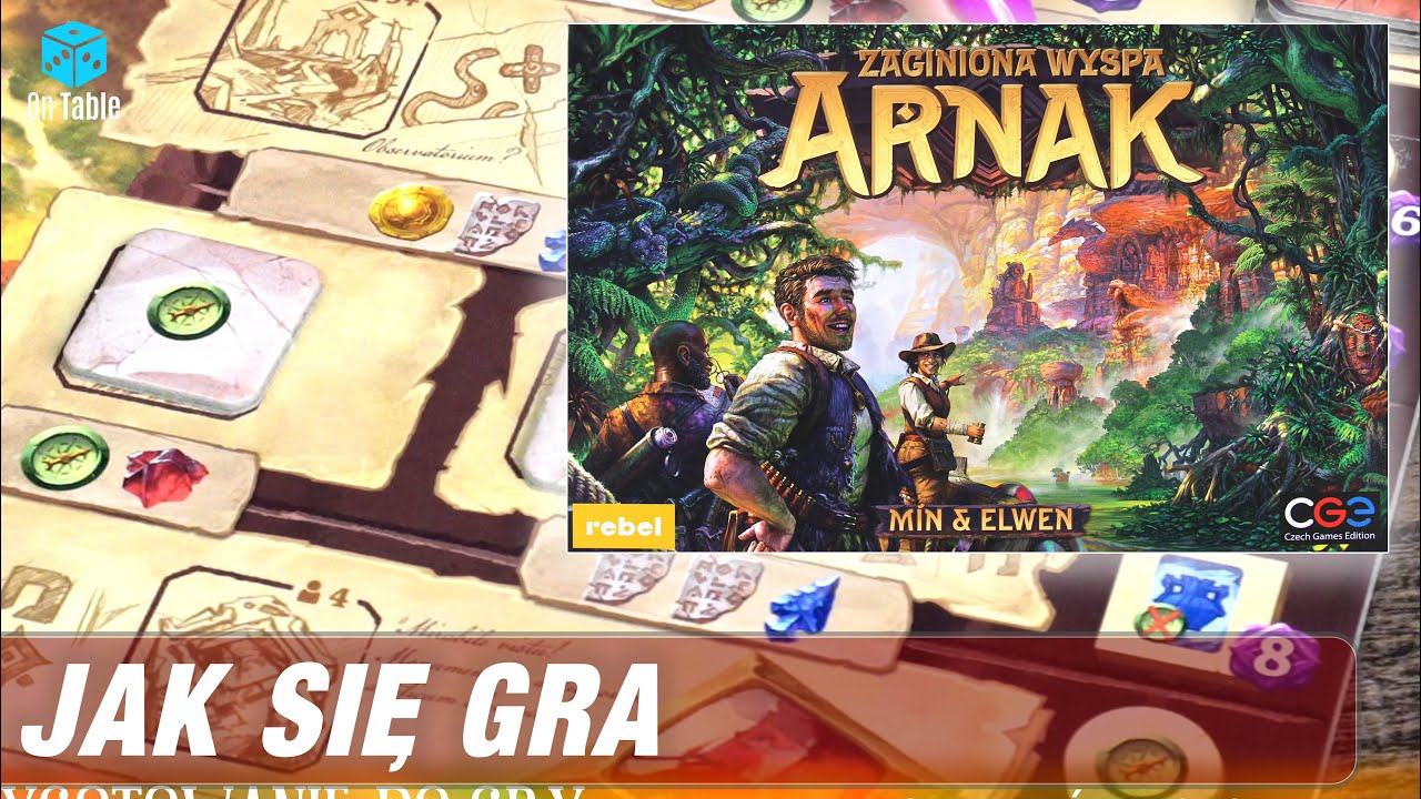 ZAGINIONA WYSPA ARNAK │ Zasady gry │ Jak grać │ Wideoinstrukcja