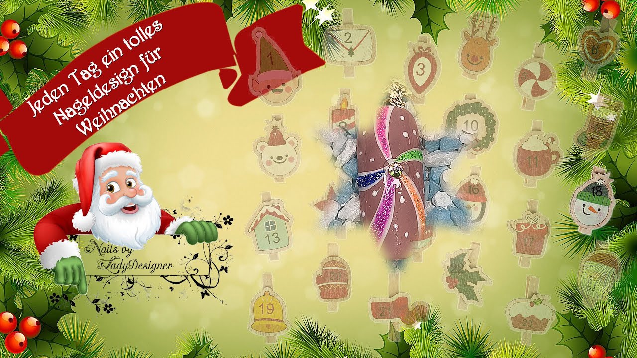 Tür 18 - Adventskalender 2025 - Glitzerstrudel / NailsbyLadyDesigner