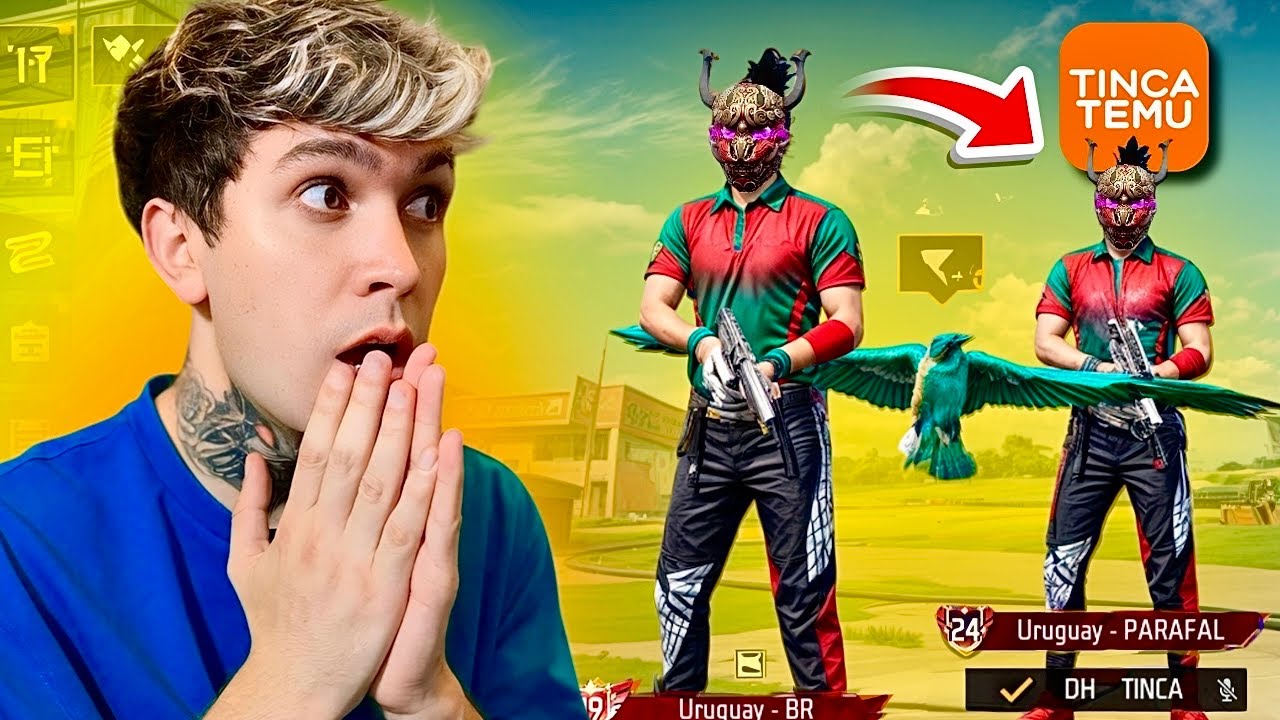 ENTRA MI GEMELO A MI ESCUADRA EN DIRECTO Y TIENE TODA MI ROPA COMPLETA😱