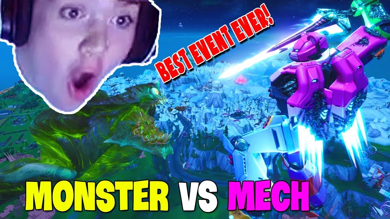 Mongraal Reacts To Monster vs Mech Event!!