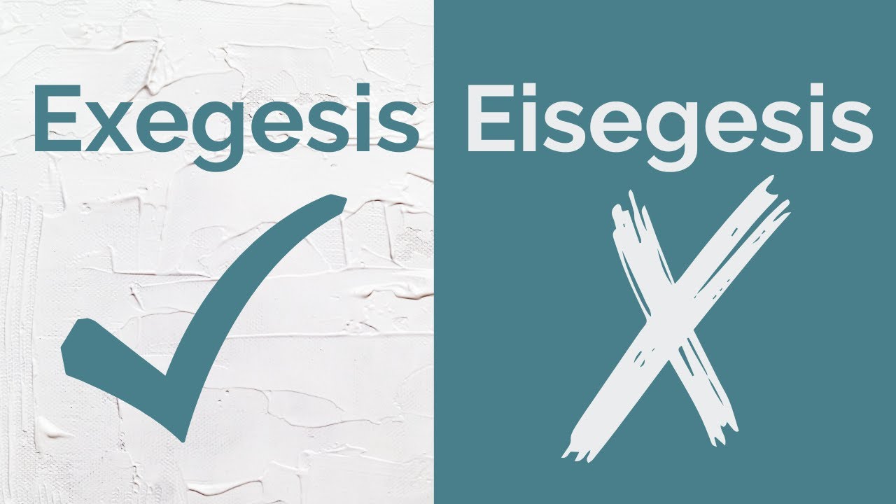 Biblical Exegesis Vs. Eisegesis | What's the difference? Why it matters!
