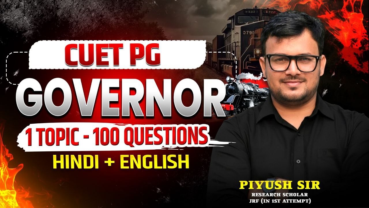Governor (part-2) | Indian Polity | CUET PG Political Science 2026