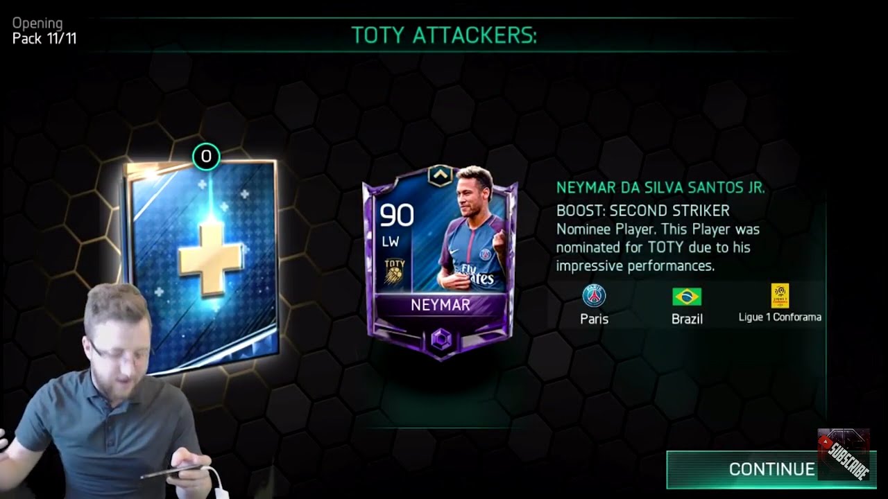 FIFA MOBILE 18- TOP 5 BEST TEAM OF THE YEAR PACK OPENING EVER!!