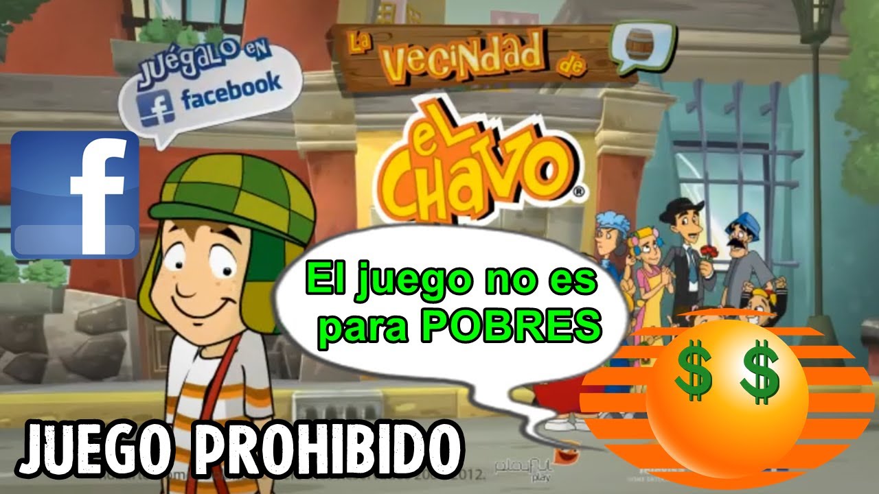 EL CASO del JUEGO DE LA VECINDAD DEL CHAVO ANIMADO de FACEBOOK que TELEVISA DESAPARECIÓ por esto...