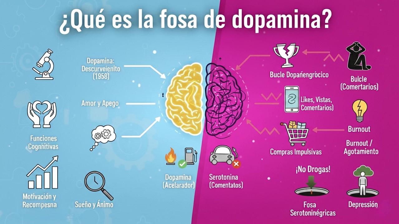 ¿Qué es la fosa de dopamina?