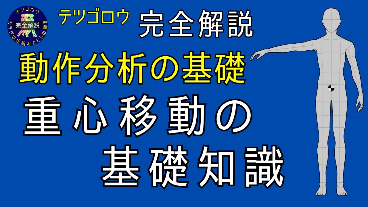 【完全解説】動作分析の基礎 重心移動の基礎知識 ヒトの運動の基本原理から静止状態のメカニズムまでイラスト＆アニメーションを使い、カンタン・丁寧に解説します