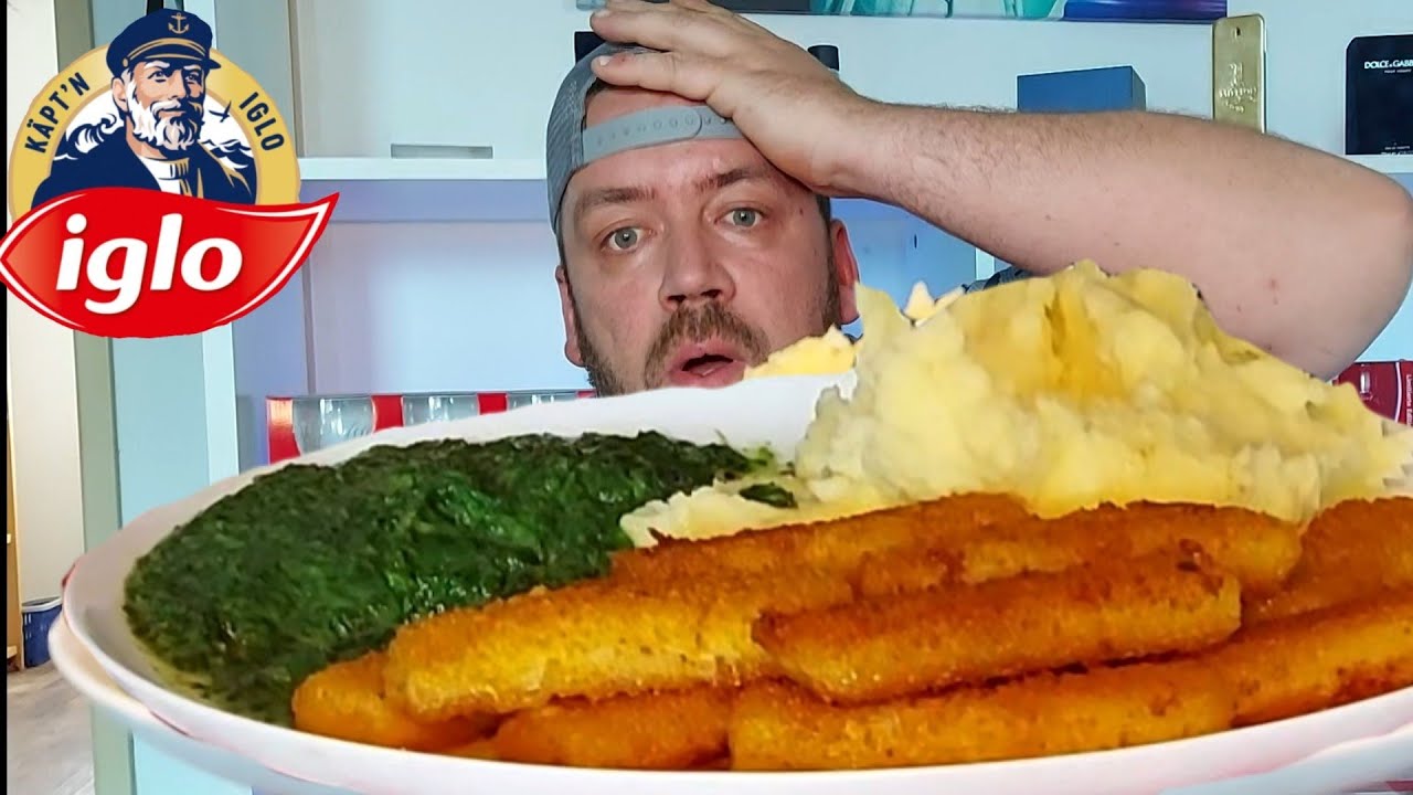 Iglo-Fischstäbchen mit Kartoffelpüree und Rahmspinat (einkaufen&kochen)