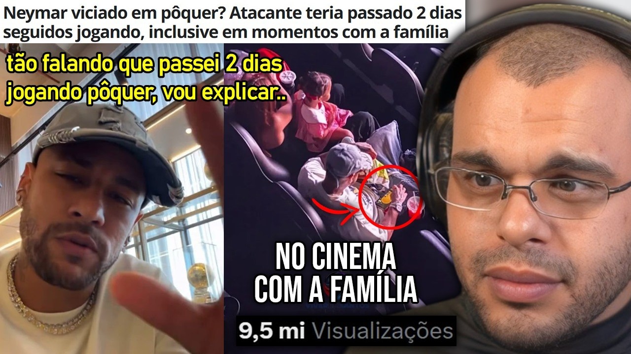 NEYMAR EST&Aacute; VICIADO EM P&Ocirc;QUER, &Eacute; EXPOSTO, RECUSA AJUDA E DIZ QUE VAI JOGAR MAIS