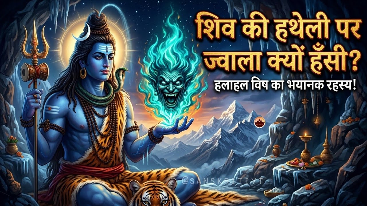 जब शिव जी की हथेली पर रखी ज्वाला हँसने लगी! 😱 | Unheard Story of Halahal Poison