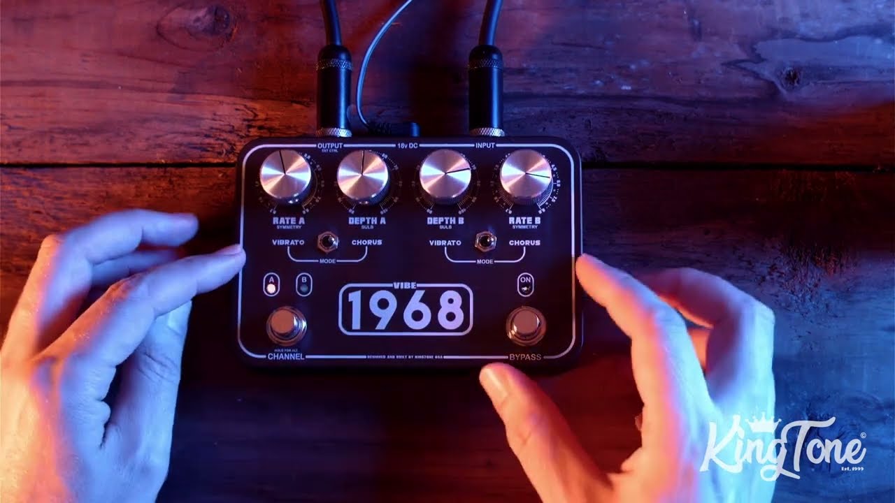 KingTone Vibe-1968 Basic Features and Settings. Univibe, Honey Vibe