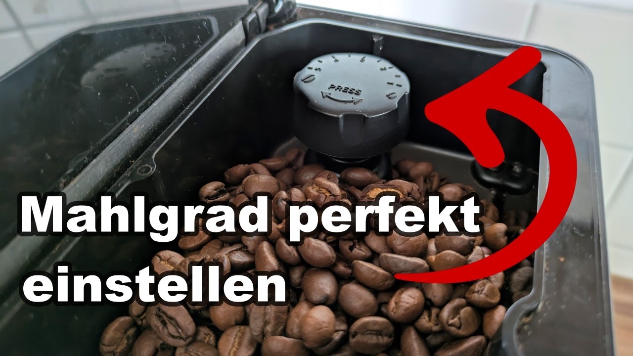 Philips Kaffeevollautomat: Mahlgrad richtig einstellen - so geht's