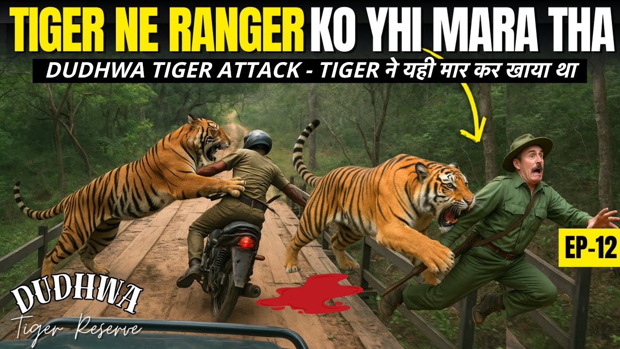 Dudhwa Tiger Attack - TIGER ने Ranger & Guard को यही मार कर खाया था Dudhwa National Park मैं