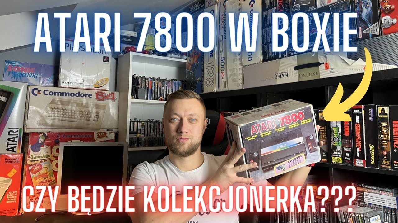 Unboxing Atari 7800 - czy będzie kolekcjonerka? :|