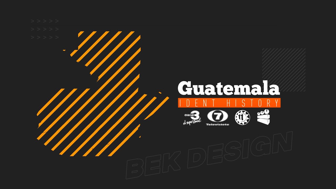 Guatemala Television (Canal 3, Televisiete, Canal Once & Trecevisión) ident history