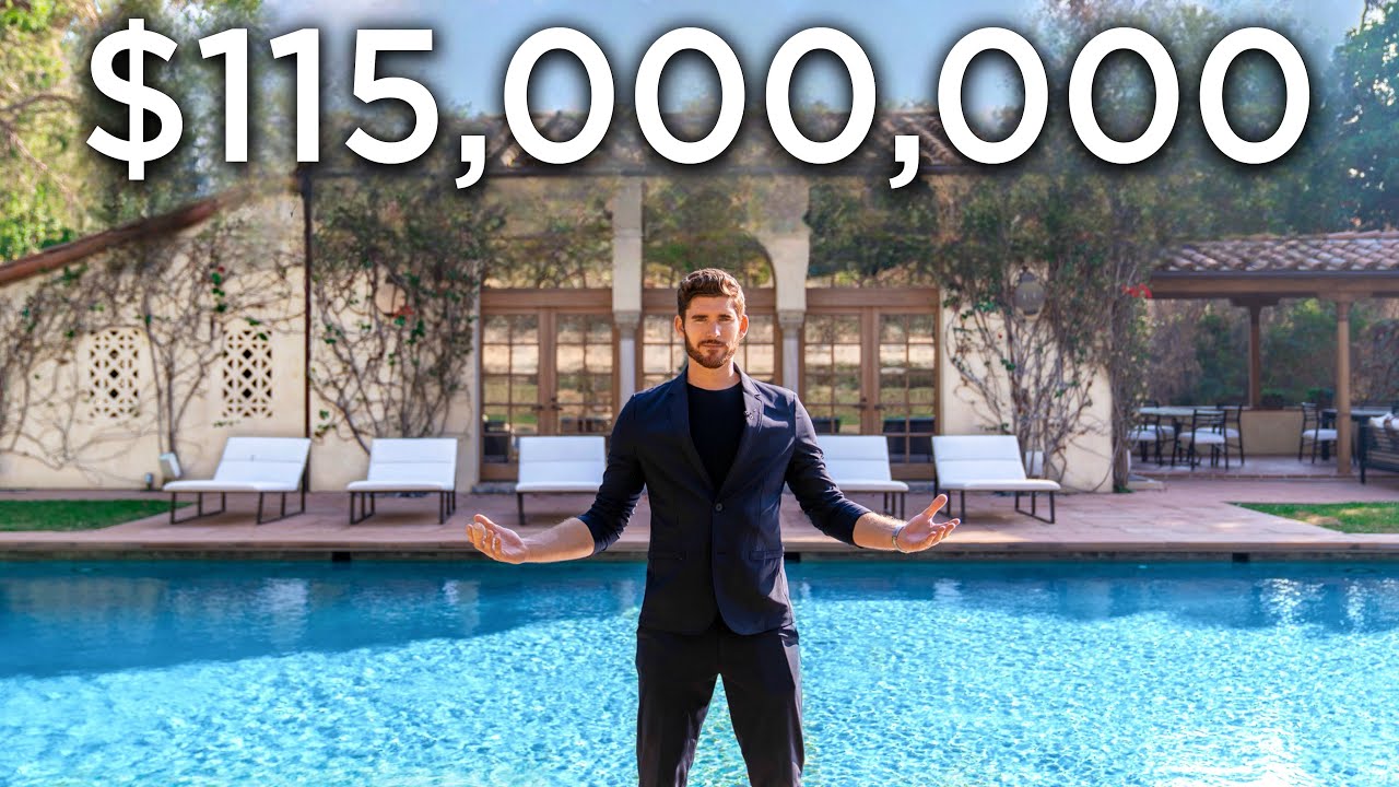 Touring A Massive $115 Million California MEGA MANSION
