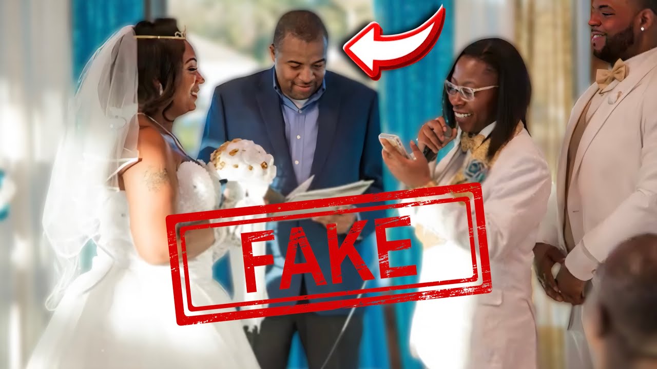 OUR WEDDING OFFICIANT IS A FRAUD PRANK ON MY WIFE! *BAD IDEA*