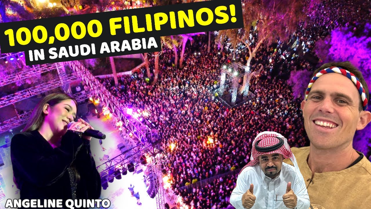 100,000 FILIPINOS GATHER in SAUDI ARABIA - Philippines Week In Riyadh (Record Breaking)