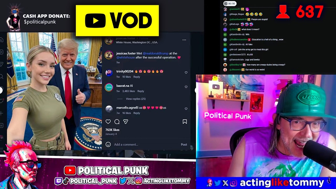 LIVE: Trump & Lindsey Graham CRASH OUT, the FAKE MAGA Influencer, Erika Kirk CAUGHT, Insider Trading
