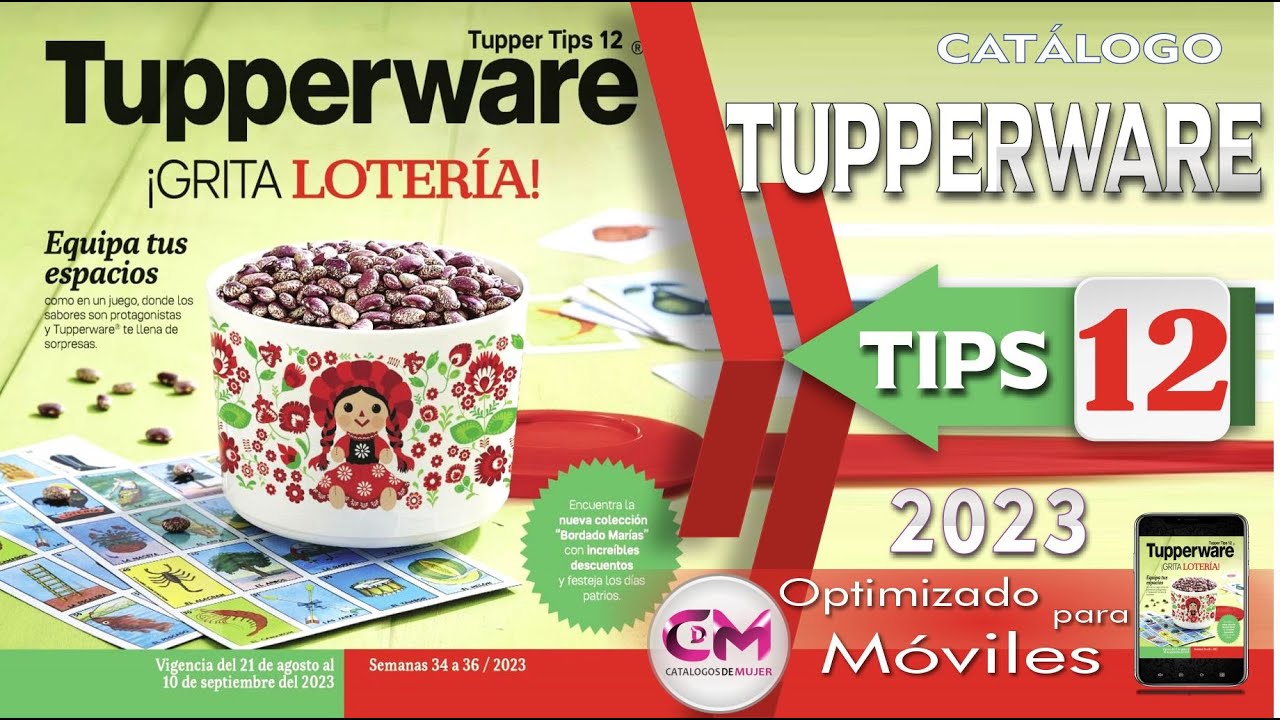 TUPPERWARE TIPS 12 2023 ➠TUPPERWARE CATALOGO NUEVO