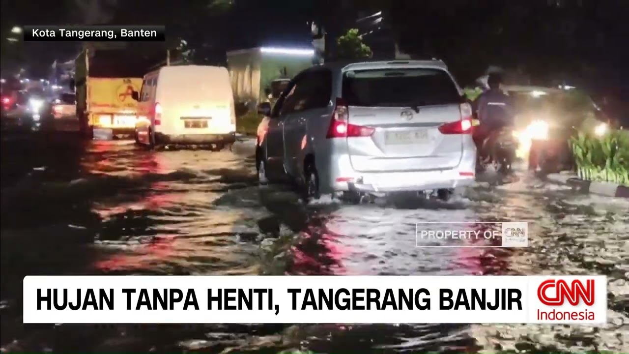 Hujan Tanpa Henti, Banjir Rendam Ruas Jalan Tendean dan Pondok Karya