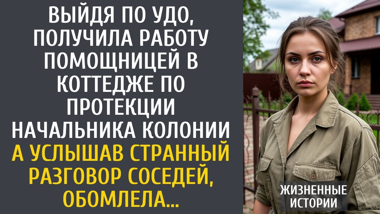 Выйдя по УДО, устроилась в коттедже по протекции начальника колонии… А услышав ЭТИ слова соседки…