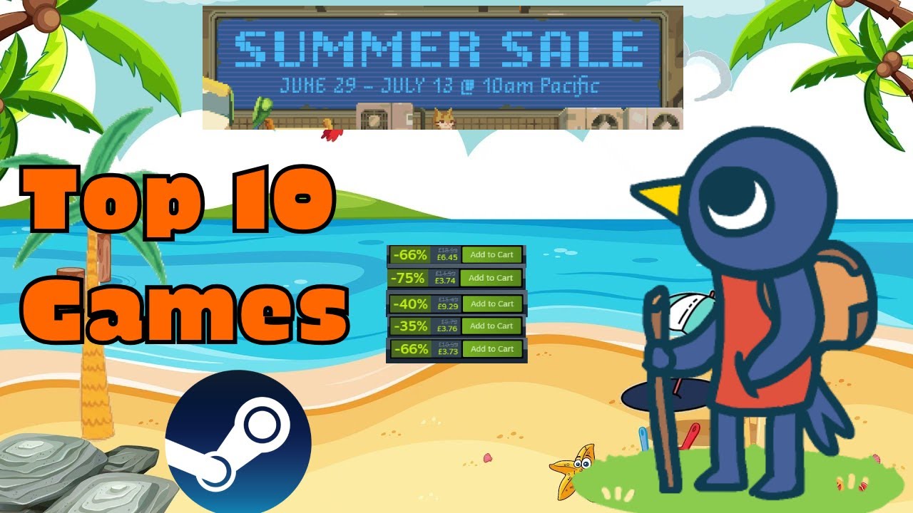 Top 10 OverWhelmingly Positive Games On Steam Summer Sale 2023 Guide