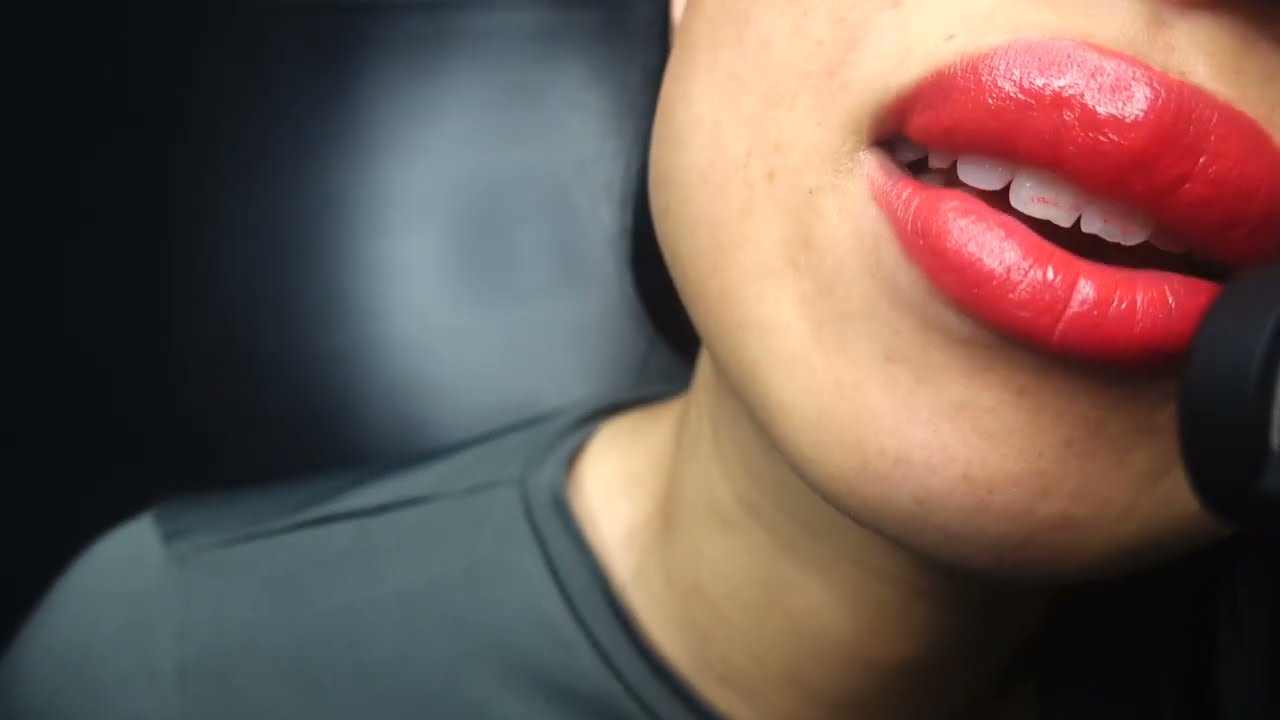 ASMR relaxing soothing drinking mouth sounds