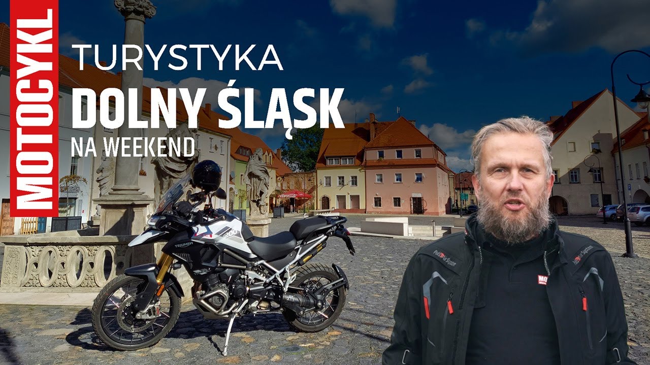 Turystyka po Dolnym Śląsku z nowym Triumphem Tigerem 1200 Rally Pro.
