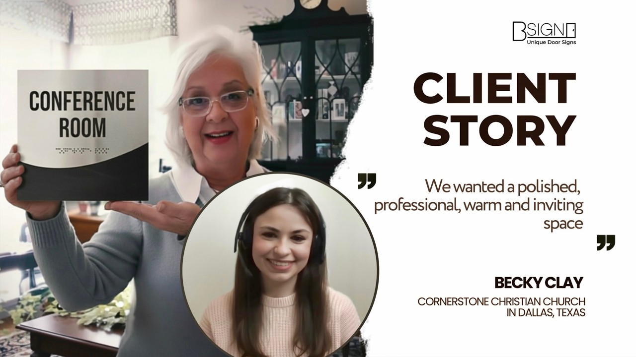 Making Guests Feel at Home: Cornerstone Christian Church Signage Journey