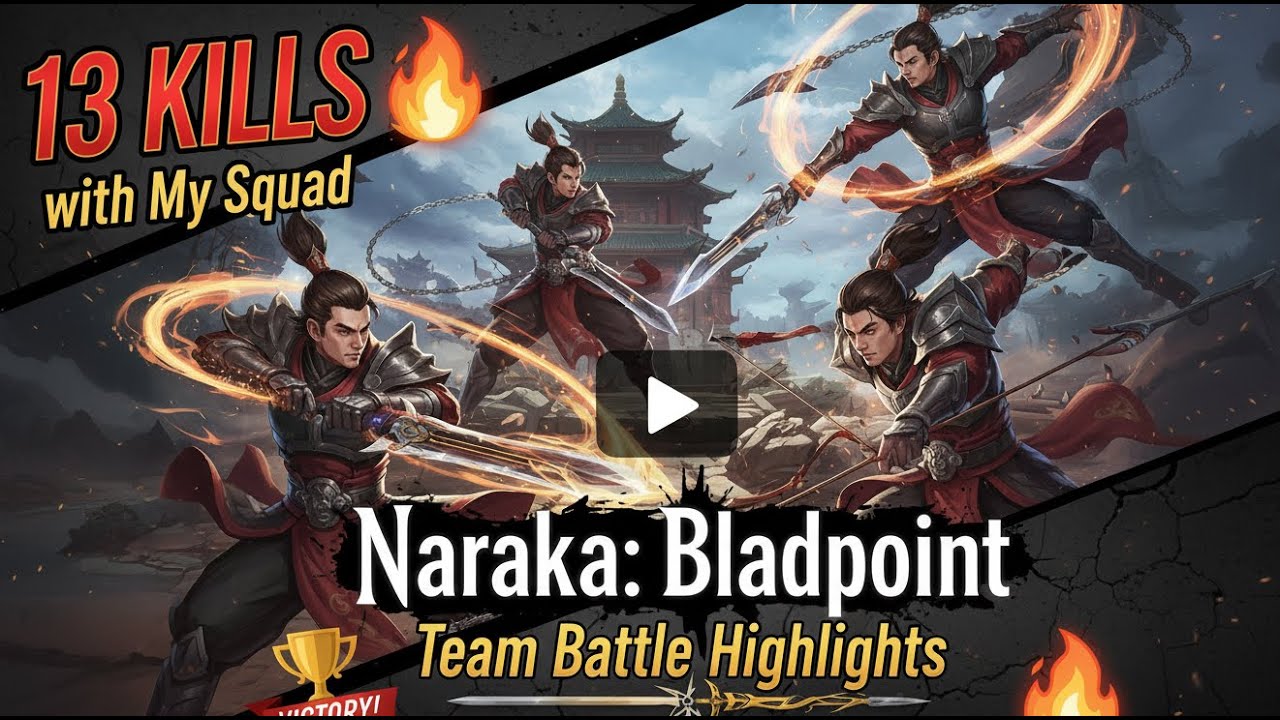 Naraka: Bladepoint &ndash; 13 KILLS Squad Domination!