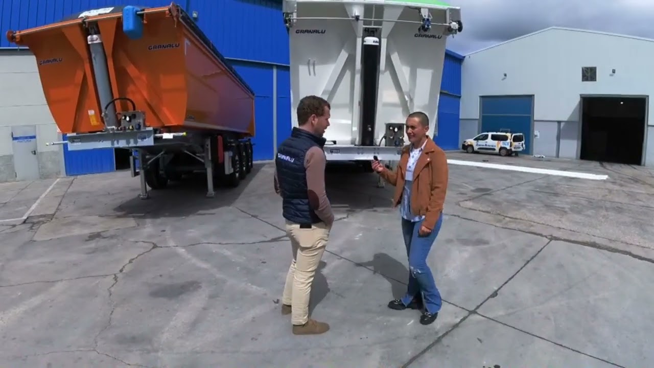 Visitando Granalu , fabricante de remolques de Aluminio