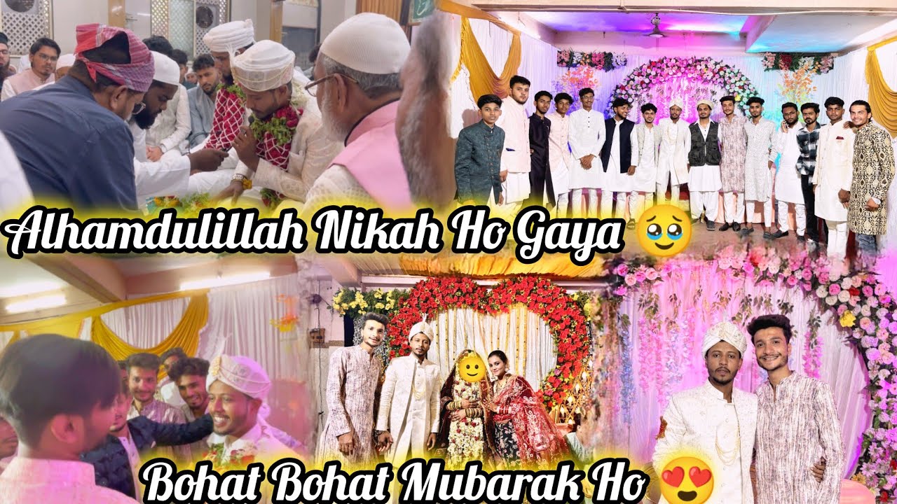 Alhamdulillah Shadi Ho Gai 🥹😍 | Allah Hamesha Khush Rakho 🥰👍 | Mushab Vlog