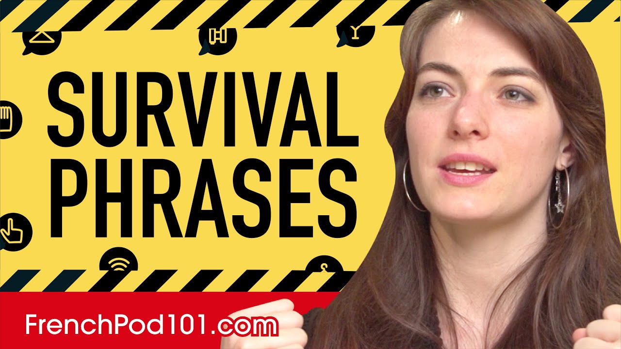 All Survival Phrases You Need in French! Learn French in 70 Minutes!